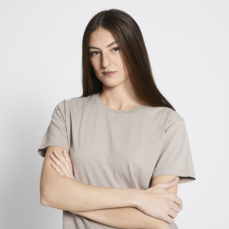 Basic tee "Bea" Beige 2